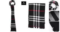 echapres 2013 burberry bonne qualite femmes petite serviette noir et blanc